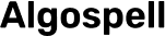 Algospell Logo